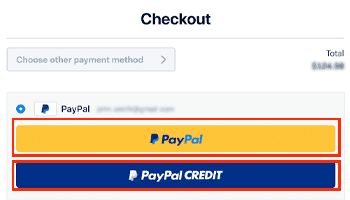 keuze paypal of paypal credit