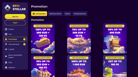 stellar spins casino games