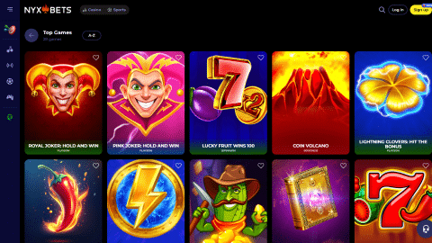 NYX Bets games