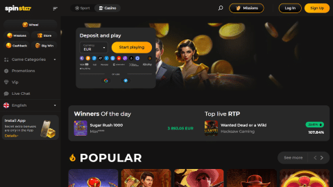 Spinstar casino Nederland