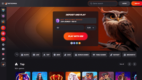 Betsomnia casino Nederland