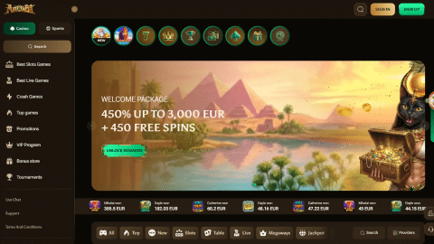 Amun bet casino Nederland